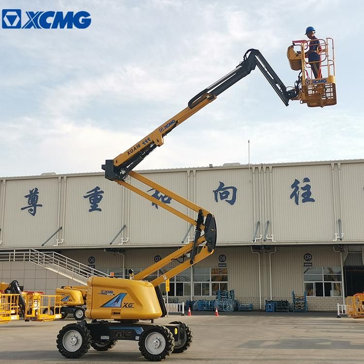 XCMG Official Xga16AC 16m Aerial Work Platform Small Articulated Boom Lifts for Sale