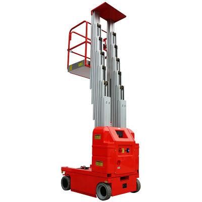 Sagafirst Factory Wholesale Dual Mast Self Propelled Electric Semi Automatic Platform Lifter Lifters Remote Control