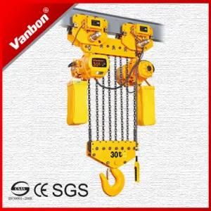 30ton Single Speed Electric Chain Crane Remote Control Hoist