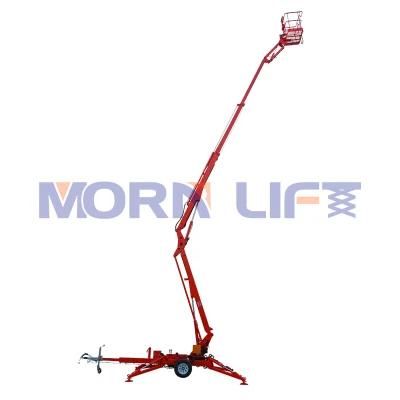 200 Kg 18m Morn China Boom Lift Trailer Cherry Picker