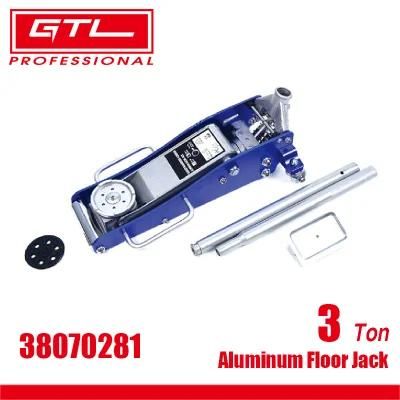 3ton Aluminum Steel Jack Floor Jack with Rapid Pump Quick Lift Hydraulic Trolley Jack Lift for Home Garage (38070281)