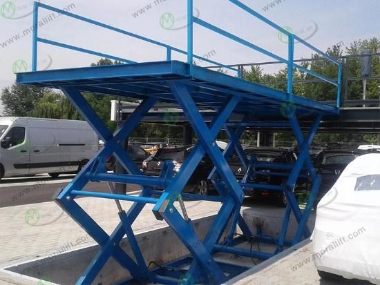 Used Heavy Loading Stationary Hydraulic Scissor Lift Table