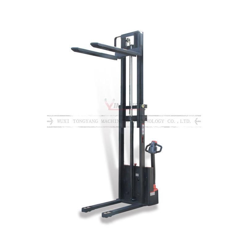 Battery Forklift Truck Electric Pallet Stacker Standing Typ Load Capacity 1000kg/1500kg