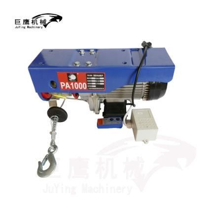 110V 120V Electric Hoist Wire Rope Hoist with Trolley