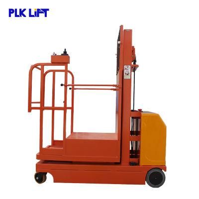 3m 4m 300kg Goods Picking Hydraulic Lift Order Picker for Sales