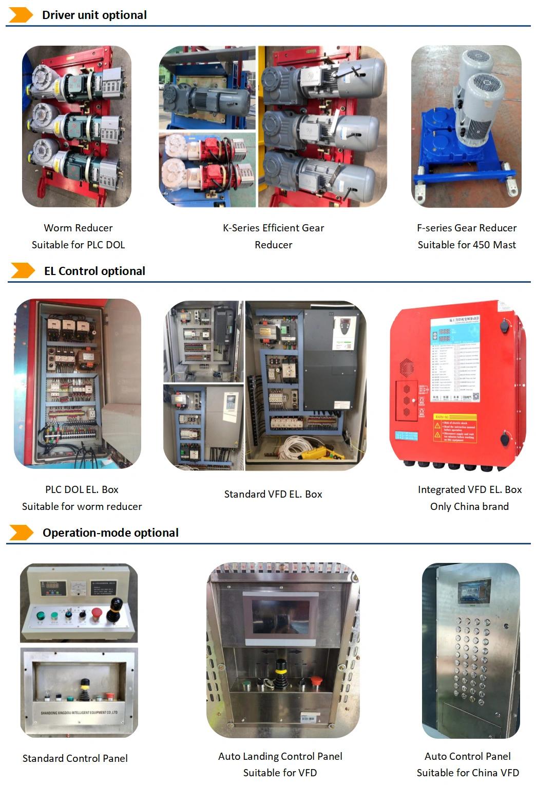 Competitive Price of Construction Hoist Pm Hoist Personnel Elevator Manufacturer Direct Sale