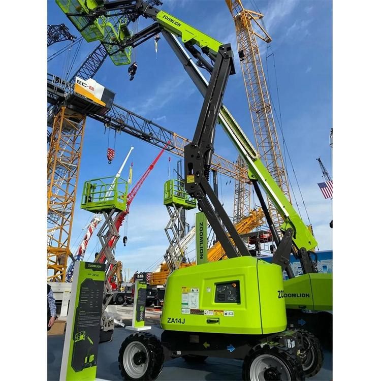 Zoomlion Articulating Boom Lifts Za14j 14m Aerial Manlift for Sale