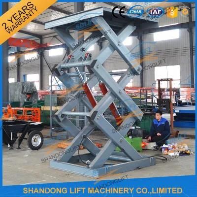 Warehouse Hydraulic Scissor Lift Rental