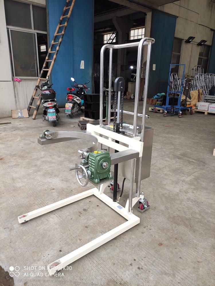 Electric Mini Drum Type Stacker 1600mm Lift Height