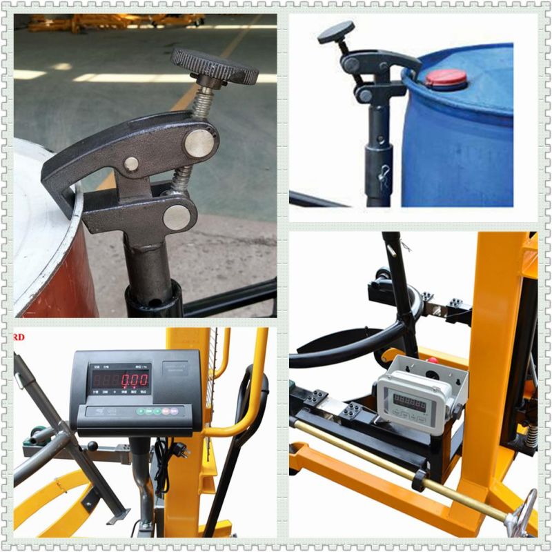 1000lb. Capacity Hydraulic Drum Lifter, Oil Drum Stacker Da450