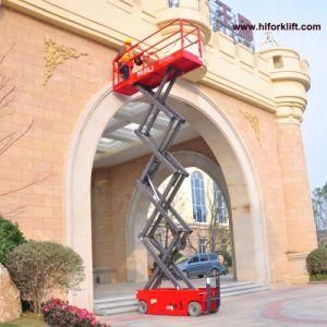 Mobile Electric Powered Self-Propelled Scissor Lift Max Lifting Height 10m 12m 16m 18m