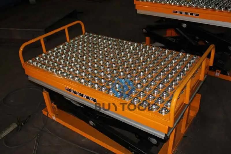 Wood Transport Roller Scissor Lift Table
