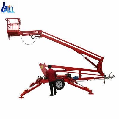 10m Hydraulic Cherry Picker Gasoline Power Sky Lift