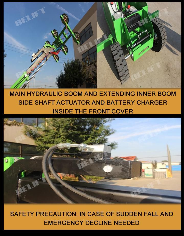 800kg OEM Color Glass Window Door Vacuum Lifter Crane