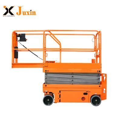 CE ISO Factory Supply Electric Mobile Scisor Lift Self Moving Aerial Work Platform for Rent