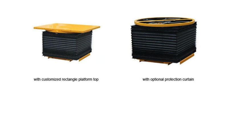 Mini Loader Pallet Spring Level Loader Stationary Lift Table