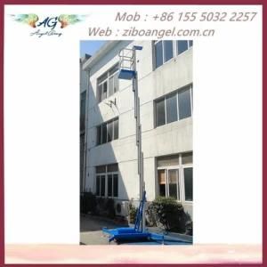 Movable Type Hydraulic Battery Power Scissor Lifter Shear Fork Lifting Platform Aluminum Alloy Lift Platform