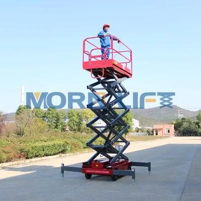 Manual Hydraulic Scissor Lift for Indoor and Outdoor Working