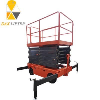 Great Performance Manual Movable Scissor Aerial Working Platform