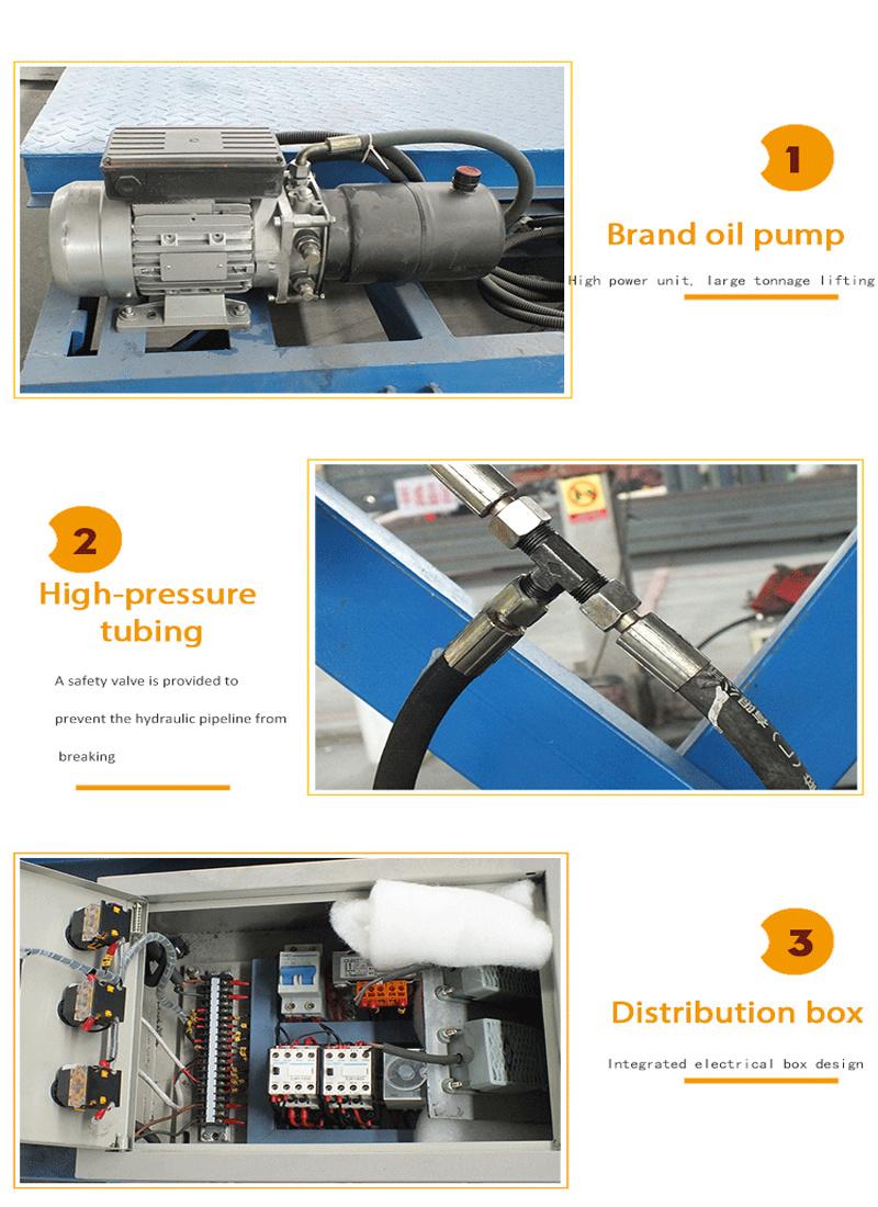 Hydraulic Car Parking Lift 2-Layer Underground Garage Villa Home Use Stationary Scissor Lift