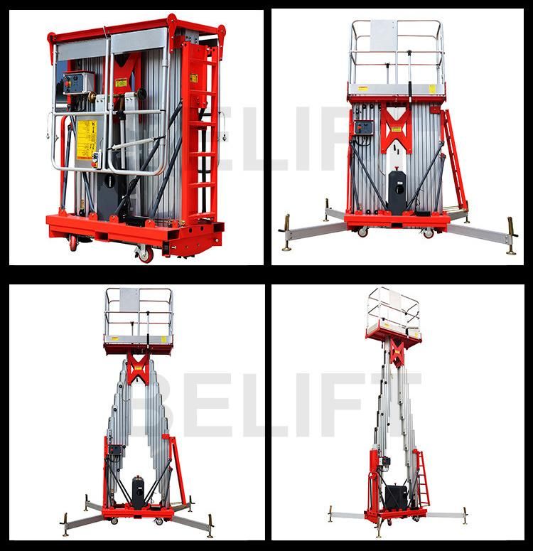 CE 16m Hydraulic Lift Platform Man Lifter Aluminum Lift Platform