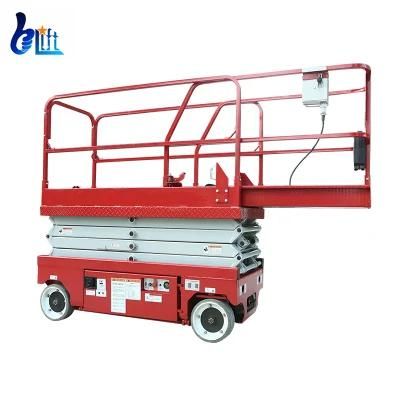 12m Load 300kg Mobile Electric Hydraulic Self Propelled Table Car Building Material Lift for Sale