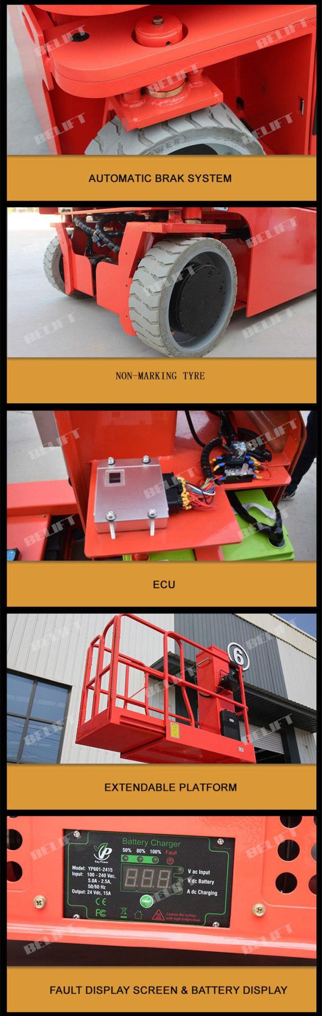 Picker Lift Self Drive Vertical Mast Hydraulic Lifts Suppliers Drywall Lift