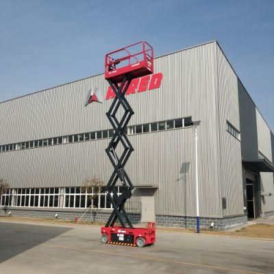 Diesel Engine Load Capacity 1150kg Hydraulic Powered 33FT 10m Rough Terrain Scissor Lift Platform for Outdoor