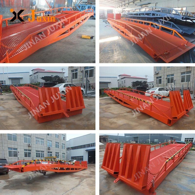 8 Tons Warehouse Truck Mobile Container Loading Dock Ramps Manual