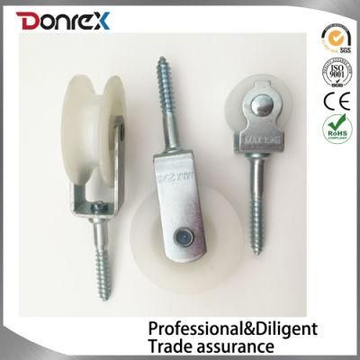 Single White Nylon Sheave with Screw
