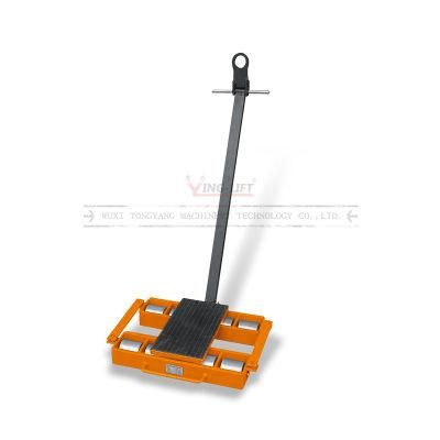 Loading Capacity 12ton Steerable Roll Skate with Drawbar and a Platform