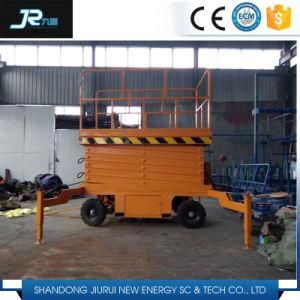 Safe Driving Small Platform Scissor Lift with Operation Platform