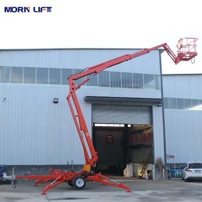 Telescopic 14 M Morn Package Size 5.4*1.6*1.9m 16m Cherry Picker Boom Lift