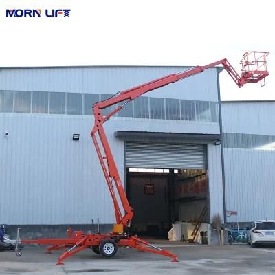 Telescopic 14 M Morn Package Size 5.4*1.6*1.9m 16m Cherry Picker Boom Lift