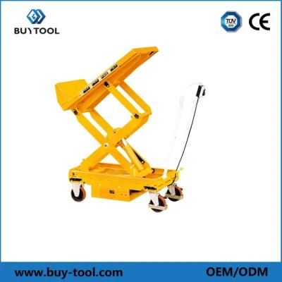 Mobile Lift &amp; Tilt Electric Lifting Table Trolley
