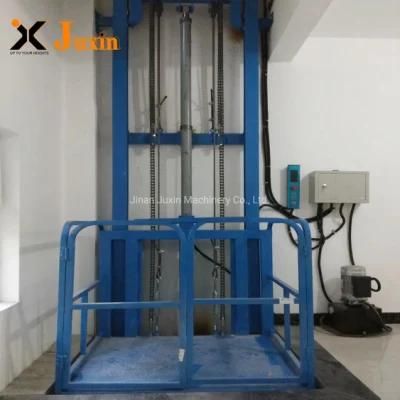 Juxin Customized Warehouse Goods Vertical Freight Elevator Lift for Sale