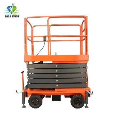 Electric Hydraulic Self Propelled Mini Scissor Lift for Warehouse