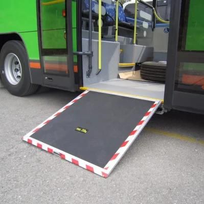 Disabled Electric Aluminum Wheelchair Ramp for Low Floor Bus with 350kg Loading (EWR)