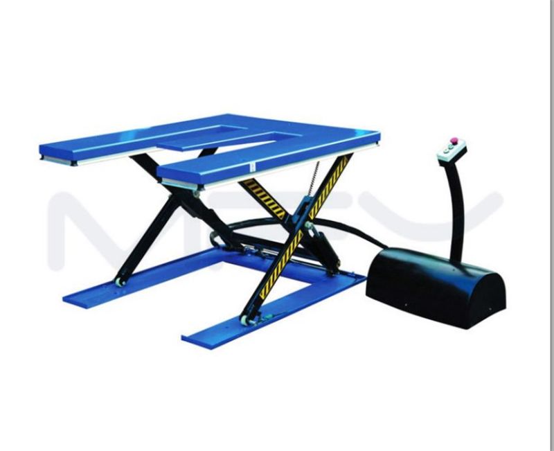 Electric Hydraulic Lift Table U-Shape Low Profile Scissor Lift Table He500