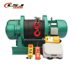 Diesel Engine Gasoline Powered Winch Electric Cable Double Drum Hoist Winch