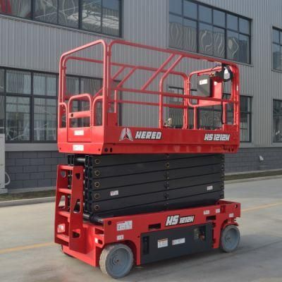 Hydraulic Scissor Platform Lift with Four Wheels for High Sky Working