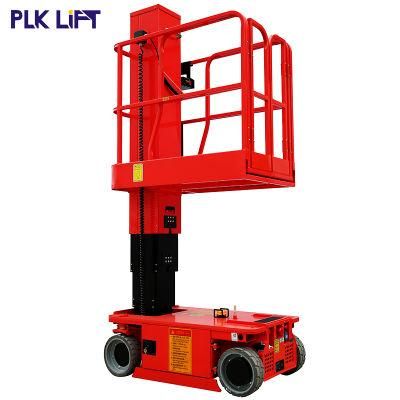 4.8m CE Popular Single Man Self Propelled Vertical Mast Lift
