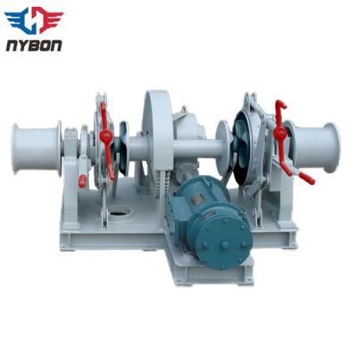 20 Ton Handbrake Hydraulic Marine Mooring Boat Winch with Warping Drum