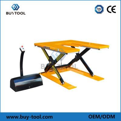 Buytool 1000kg Capacity E Shape Hydraulic Electric Lifting Platform
