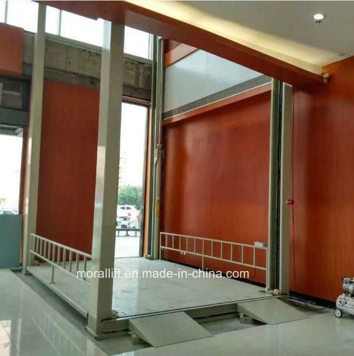 4 Guide Rails Vertical Car Parking Lift with CE