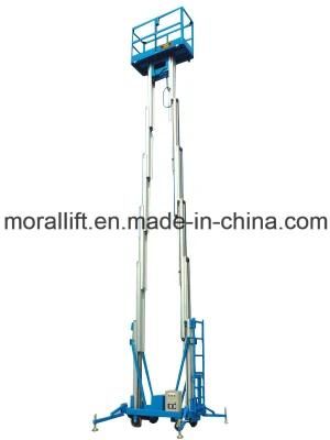CE Certificated Hydraulic Single Mast Aluminum Alloy Work Lift Platform