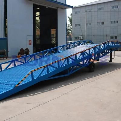 CE Approved Moving Morn CE, ISO Loading Dock Forklift Mobile Ramp