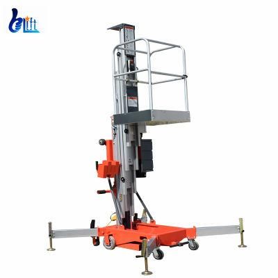 10.4m Load 136kg High End Single Mast Aluminum Work Platform Hydraulic High Lift Jack