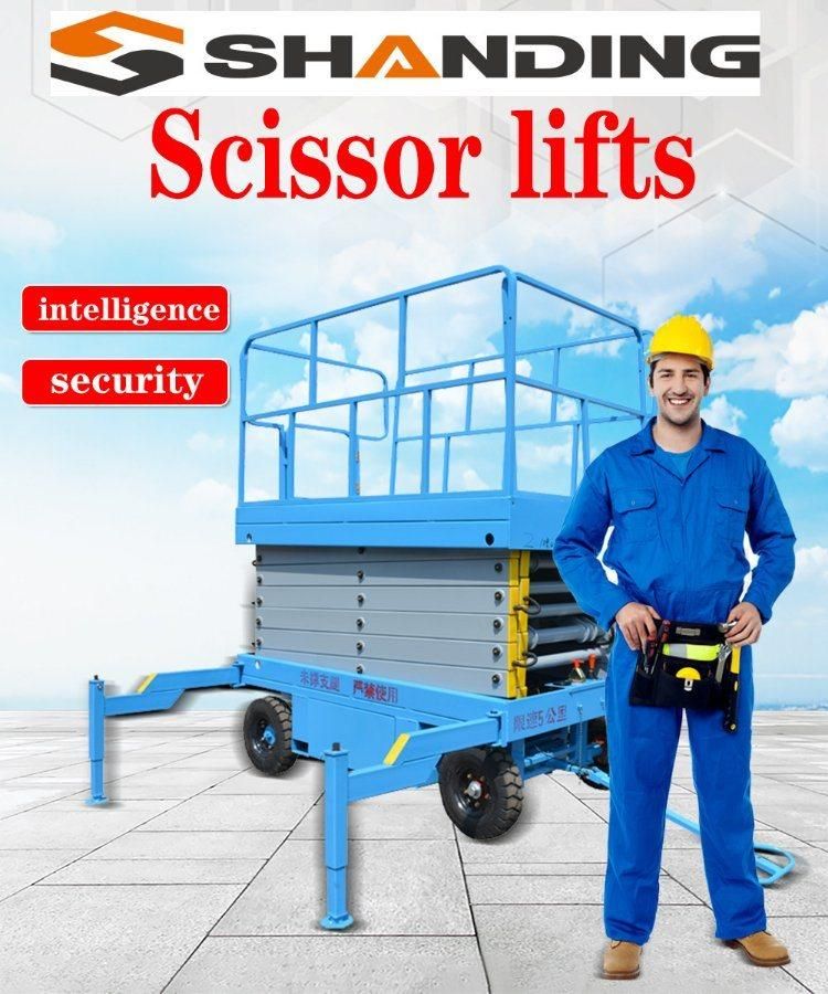 Cy1.5-10 Scissors Lifting Table 10 Meters Hydraulic Scissors Lift Table 1500kg Lift Table