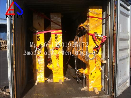 Enjue 10feet 20feet 40feet Mechanical Manul Pulling Operation Container Lifting Beam Supplier Semi Automatic Container Lift Spreader for Sale
